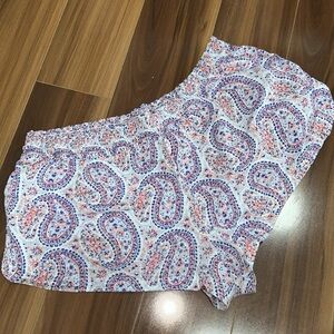 Large Victoria’s Secret cotton / modal paisley pajama shorts